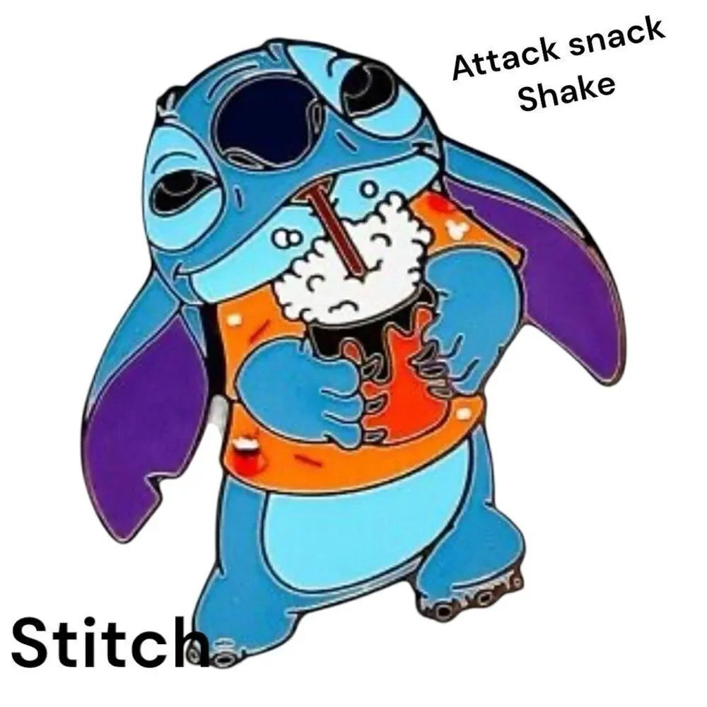 Stitch Attacks Snacks Mystery Pack Milkshake Disney Pin 2025 DLR Disney Parks